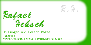 rafael heksch business card